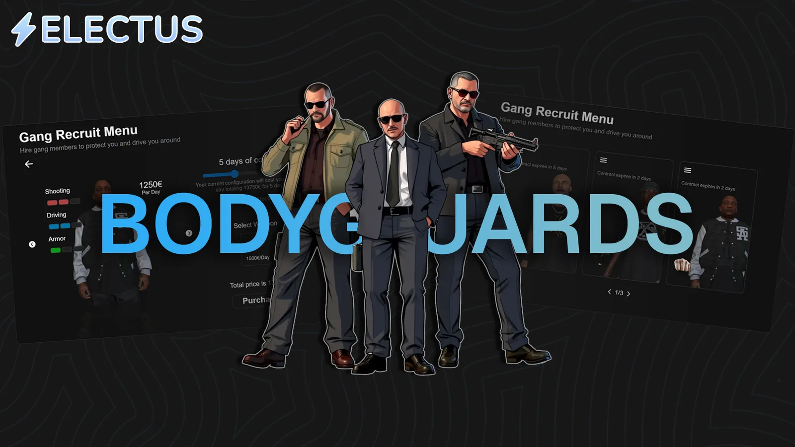 Electus Bodyguards, FiveM bodyguard script