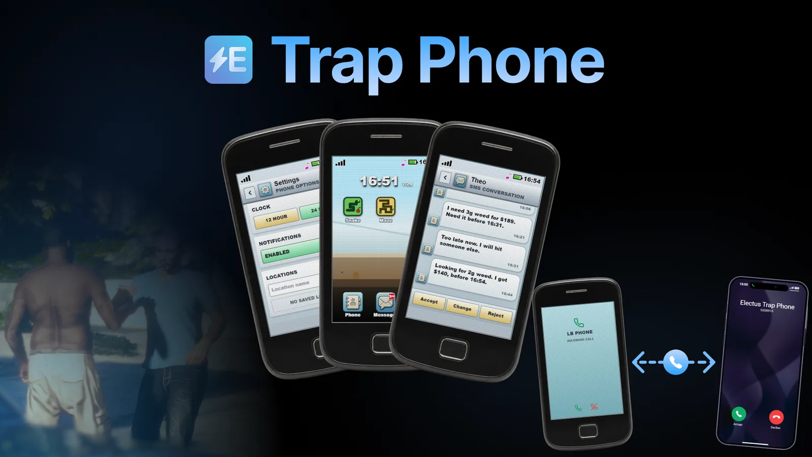 Electus Trap Phone, FiveM trap phone script